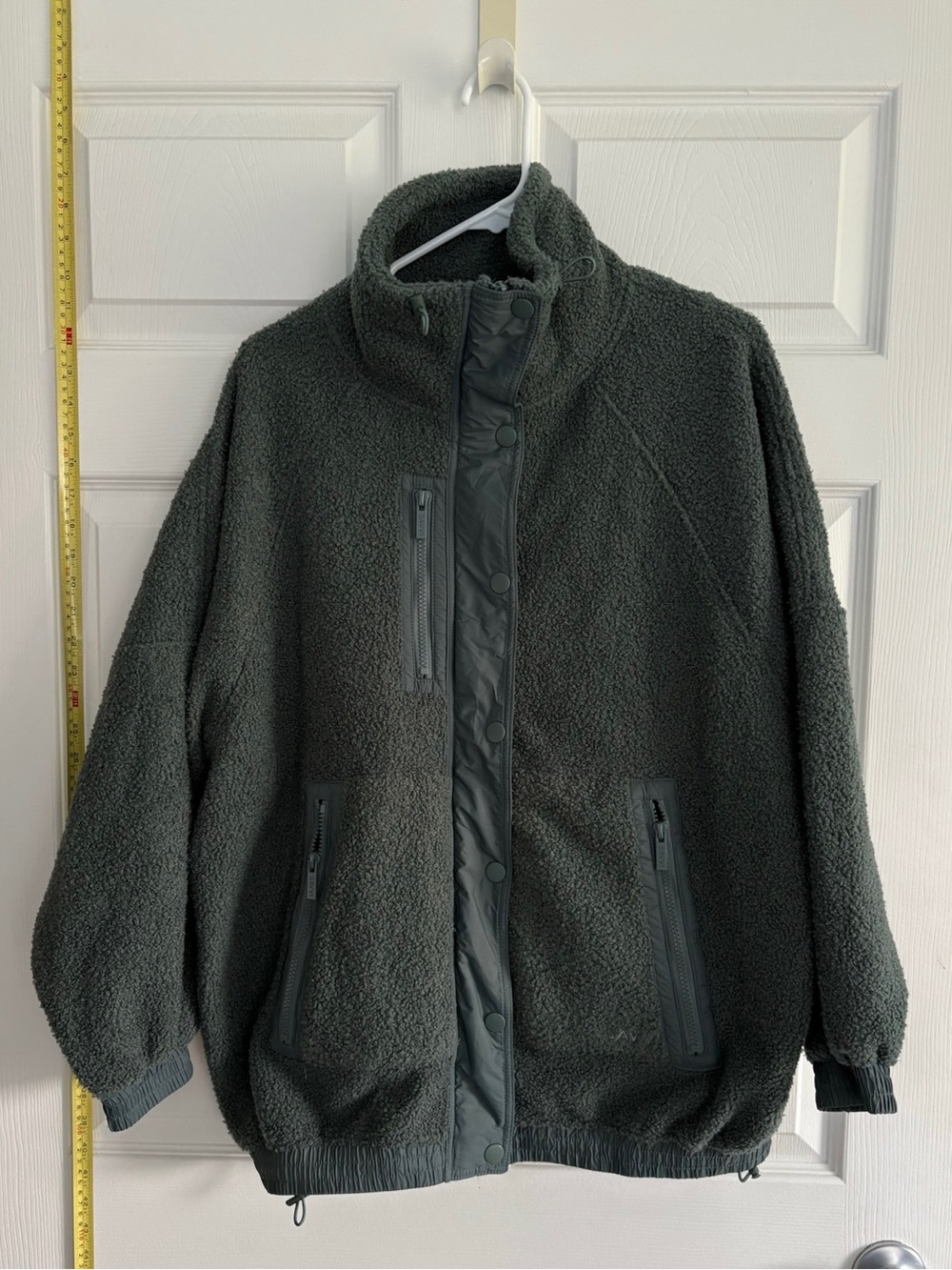 Savvi women’s Sherpa Fleece Jacket - olive